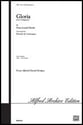 Gloria SATB choral sheet music cover